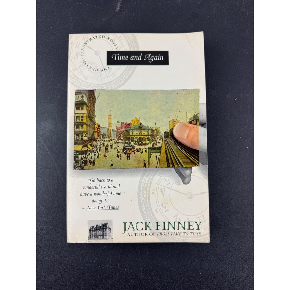 Time and Again Jack Finney 1995 Scribner Paperback Fiction Illustrated Novel